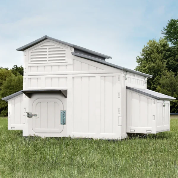 Snap Lock Formex Chicken Coop, Large White (Up to 8 Chickens)