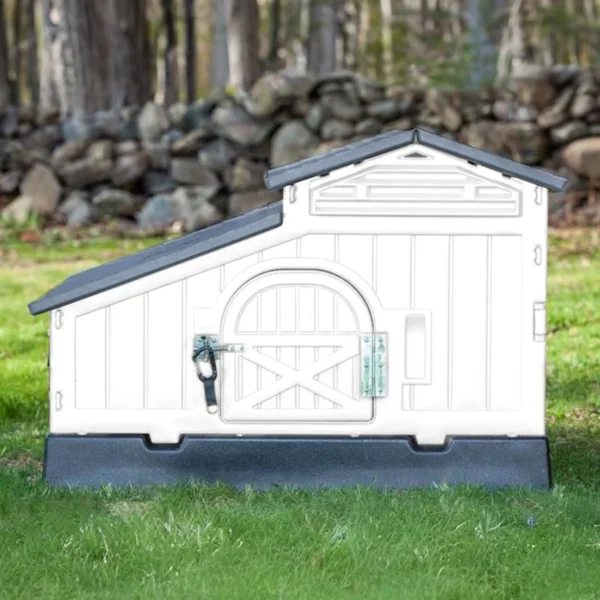 Snap Lock Formex Chicken Coop, Standard White (Up to 4 Chickens)